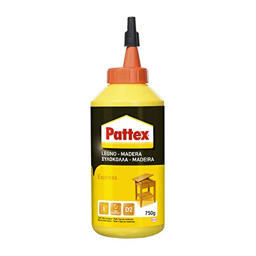 Pattex Pegamento express para madera, resistente al agua y tracción, 