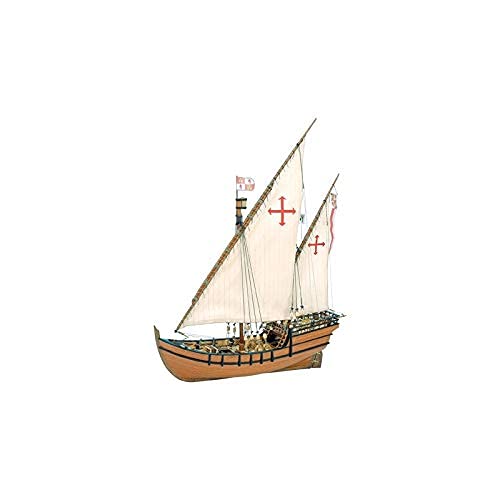 Artesanía Latina - Maqueta de Barco en Madera - Carabela Española del Descubrimiento de América, La Niña - Modelo 22410, Escala 1:65 - Maquetas para Montar - Nivel Medio