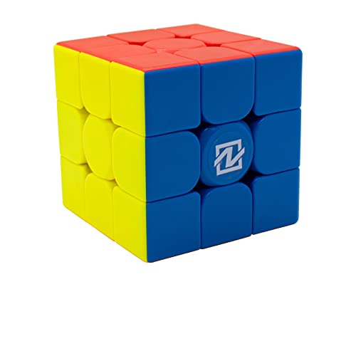 Goliath- Nexcube 3x3 Clásico. El Cubo para Speedcubers. Máxima Velocidad. Sin Pegatinas. con posicionamiento preciso y Sistema de Doble Ajuste, Multicolor, Classic (920757)