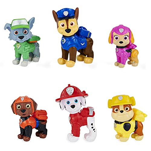Paw Patrol Movie Pups Gift Pack with 6 Collectible Toy Figures, Kids’ Toys for Ages 3 and up