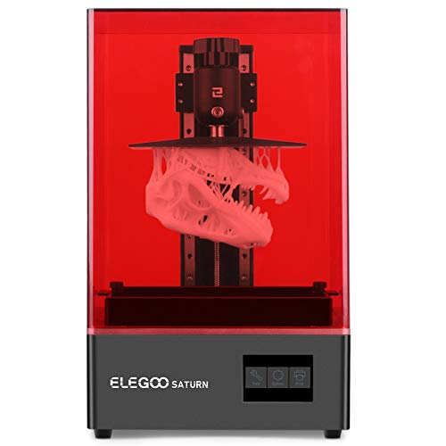 ELEGOO Saturn Impresora 3D de Fotocurado LCD UV con Fuente de Luz LED de Matriz UV, Impresión Fuera de Línea o LAN, Impresión Fuera de Línea, Tamaño de Impresión 192 x 120 x 200 mm