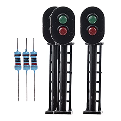 SM SunniMix 1:87 HO Escala Modelo de Tren Adorno de semáforo en Minia