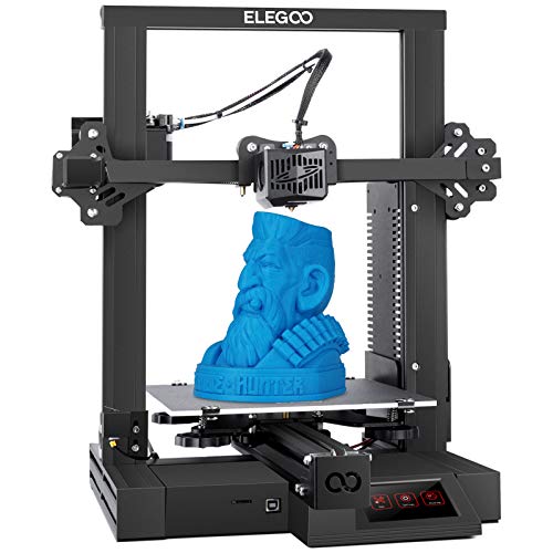 ELEGOO NEPTUNE 2 Impresora 3D FDM con Placa Base Silenciosa, Fuente de Alimentación de Seguridad, Impresión de Currículum Vitae y Placa de Construcción Extraíble con Tamaño de Impresión 220x220x250mm