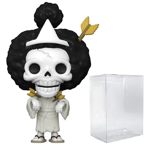 POP One Piece - Brook [Bonekichi] Funko Pop! Figura de vinilo (viene con funda protectora compatible con caja de pop), multicolor, 9,5 cm