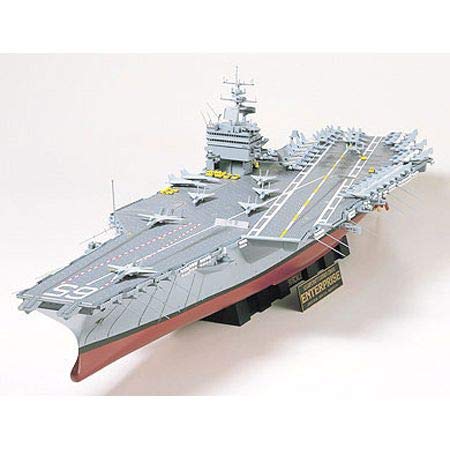 Tamiya 300078007 - Maqueta del portaaviones US CVN-65 Enterprise (esca