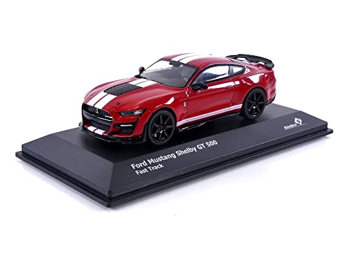 Solido - Ford Shelby Mustang GT500 ningún coche en miniatura de colección, 4311502, rojo, 1/43º