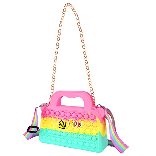 Pop It Push Bubble Bolsa, Upkey Pop It Push Bag, Bolso pop de silicona
