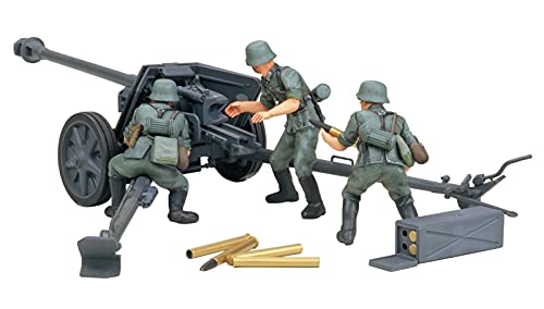 Tamiya - Cañon antitanque aleman pak40 75mm. y artilleros escala 1:35