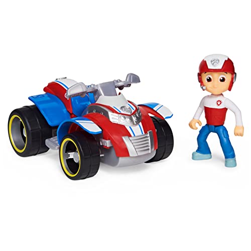 Patrulla Canina - Moto Juguete Quad + Figura Ryder - Quad de Rescate c
