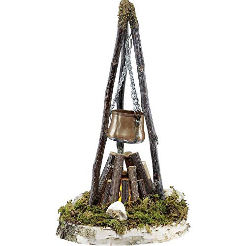 Kahlert Licht Accesorios del Pesebre de Navidad, Incluyendo 1 LED Fueg