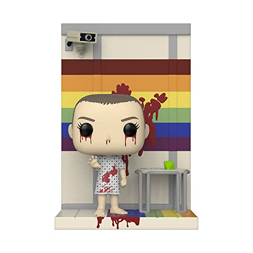 Funko POP! Deluxe: Stranger Things - Eleven in The Rainbow Room - Figura de vinilo exclusiva - #1251, multicolor
