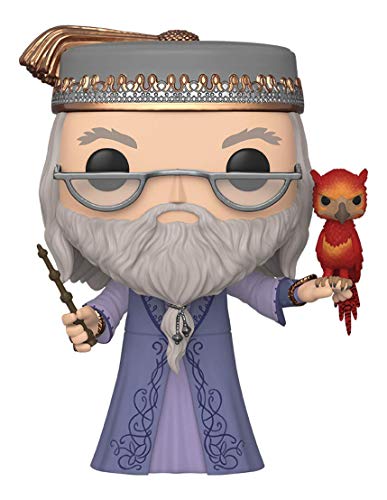 Funko- Pop Harry Potter 10" Dumbledore w/Fawkes S10 Figura coleccionab