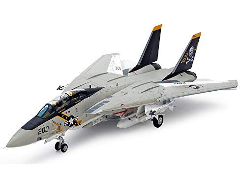 TAMIYA TAM61114 1/48 Grumman F-14A Tomcat Kit de avión de plástico, Azul Marino