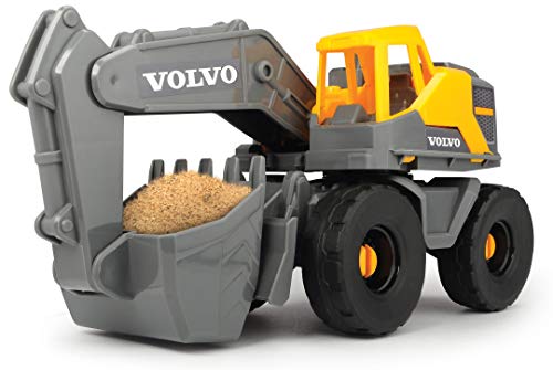 Dickie-3724003 Volvo Retro excavadora de juguete, niños unisex, Multicolor (3724003)