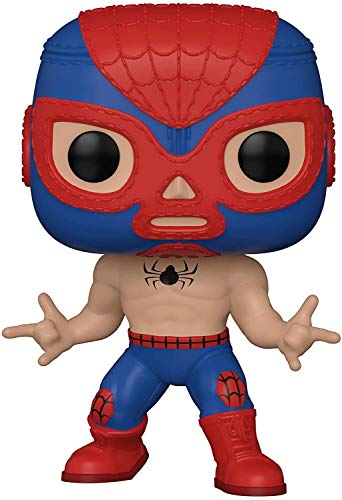 Funko- Pop Marvel Luchadores Spider-Man Juguete coleccionable, Multico