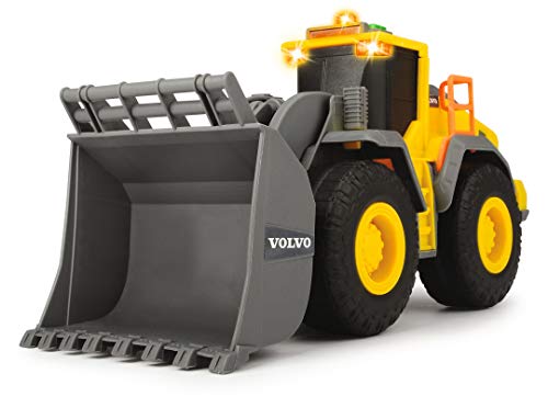 Dickie Toys Volvo Series - Pala Excavadora de Volvo con Luz y Sonido, 