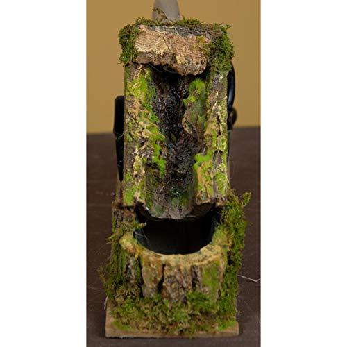 Rossi Rosa Cascada con Arroyo y Bomba, 18 x 6,5 x 12 cm