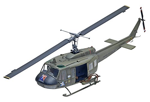 Helicóptero a Escala Ravell «UH-1D Huey Gunship», Escala 1:48, Kit 