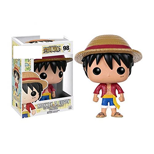 Anime Pop Figures One Piece Monkey. D. Luffy #98 PVC Figura Modelo Juguetes para Niños Regalos de cumpleaños con caja 10Cm