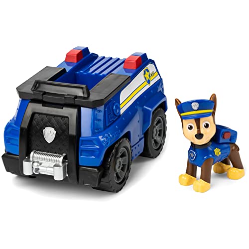 Patrulla Canina - Coche POLICÍA + Figura Chase - Coche de 15 cm con 1 Figura Chase Patrulla Canina - 6061799 - Juguetes Niños 3 Años +