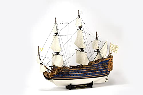 Artesanía Latina - Maqueta de Barco en Madera - Buque de Guerra Francés, Soleil Royal - Modelo 22904, Escala 1:72 - Maquetas para Montar - Nivel Experto