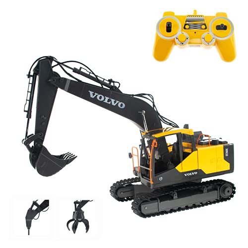 efaso 1:16 RC Volvo Excavadora E568-003 - Vehículo con licencia de 2,