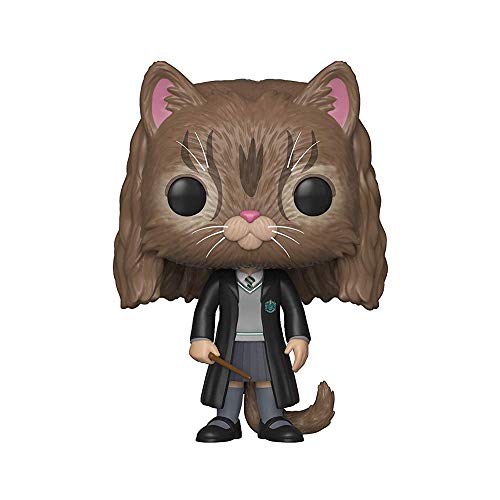 Funko 35509 POP Vinyl Harry Potter S5 Hermione Gato, Negro/Marrón, Ta