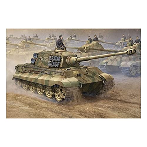 Trumpeter 00910 German King Tiger 2 in 1 - Tanque Miniatura (Escala 1:16)