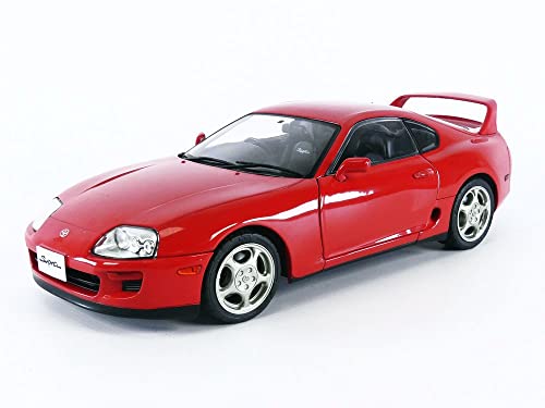 Solido S1807601 1:18 1993 Toyota Supra MK.4 (A80) -Renacimiento Rojo Coleccionable Coche en Miniatura