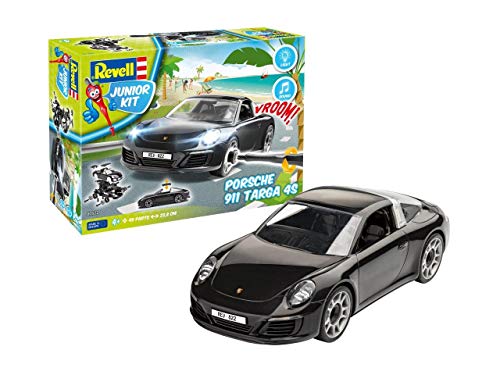 Revell- Porsche 911 Targa 4S Vehículo para Construir y Jugar,, Länge