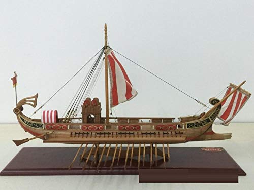 SIourso Maquetas De Barcos De Madera Kit De Modelo Clásico De Barco De Vela De Madera Escala 1/50 Modelo De Barco Antiguo De Roma