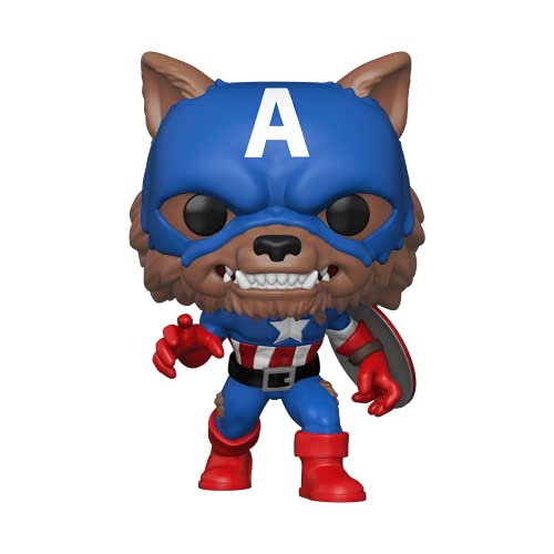 Funko 55506 POP Marvel: Year of the Shield - Captain America Capwolf (
