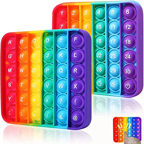 Steemjoey Pop It Fidget Toy, Push Bubble Sensory Explotar Burbujas Sil