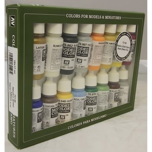 Vallejo Model Color Nava era del vapor de acrílico Pintura Set - Surt