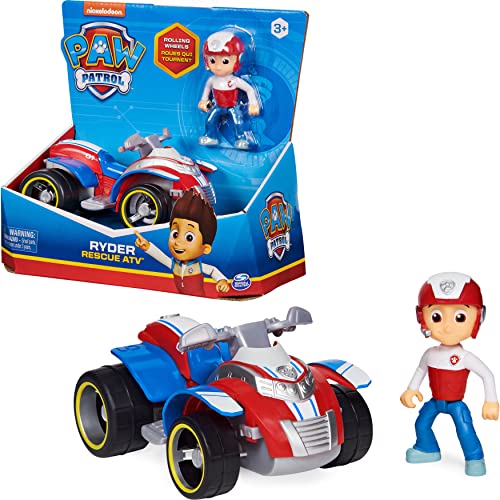 Paw Patrol Ryder’s Vehicle with Collectible, for Kids Aged 3 and up 