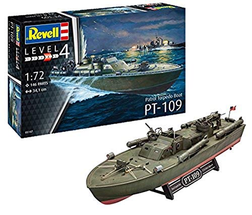Revell Maqueta de Patrol Torpedo Boat PT-109, Kit Modello, Escala 1:72