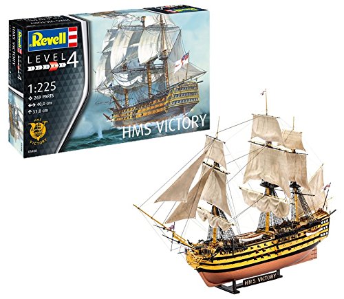 Revell Revell-05408 Maqueta H.M.S. Victory, Kit Modello, Escala 1:225 