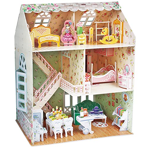 Dreamy Doll House - Casa De Muñecas para Niñas Infantil, Puzzles 3D 