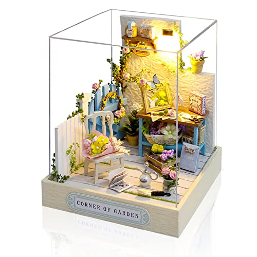 Cuteefun Casa en Miniatura para Principiantes para Construir, Kit de C
