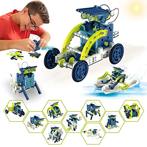 CORLOU Juguetes Stem para niños de 8 años Kit de Robot Solar,Kit de 