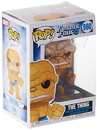 Funko- Pop Marvel: Fantastic Four-The Thing Collectible Toy, Multicolo