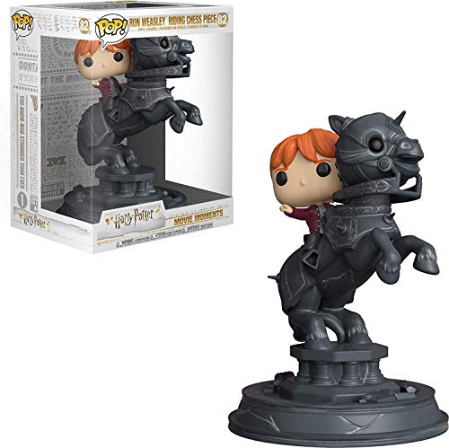Funko- Pop Vinyl: Movie Moments: Harry Potter S5: Ron Riding Chess Pie