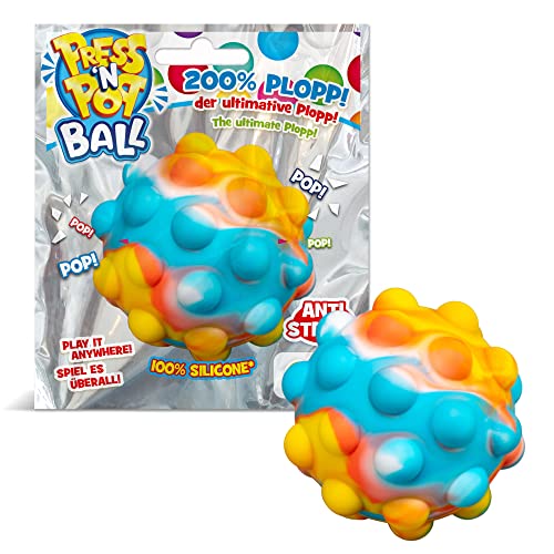 CRAZE PRESS'N POP Pop It Pelote Anti Estrés para niños Llavero con S