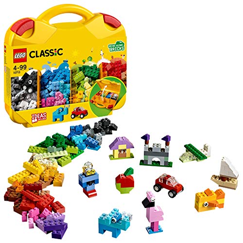 LEGO 10713 Classic Maletín Creativo, Divertidos ladrillos de colores vivos, Juguete de construcción para niños