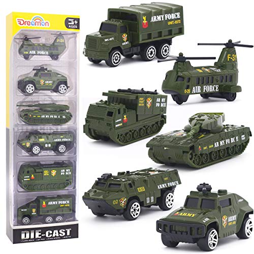 Dreamon Vehículo Militar Mini Modelo Construcción Vehículo de Jugue