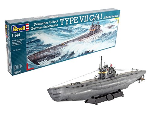 Revell 5100 Submarino alemán Tipo VII C/41 - Maqueta de submarino (es
