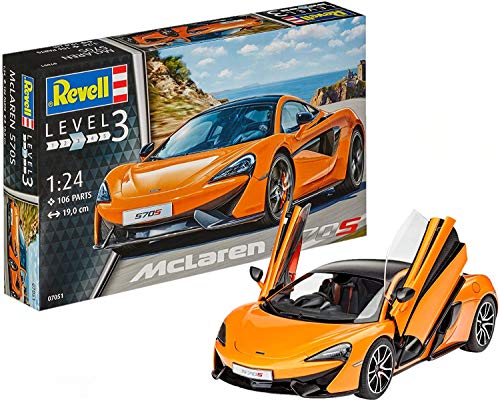 Revell MC Laren Maqueta McLaren 570S, Kit Modelo, Escala 1:24 (07051),