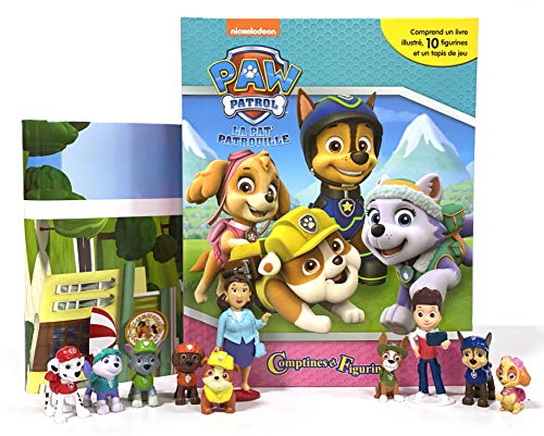 Phidal- Nickelodeon La Patrulla Canina Niñas Pat Patrouille Filles Comptinas y Figuras, Multicolor (9782764343456)