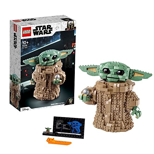 LEGO 75318 Star Wars El Niño The Mandalorian, Set de Construcción para Niños +10 años, Figura de Baby Yoda Coleccionable