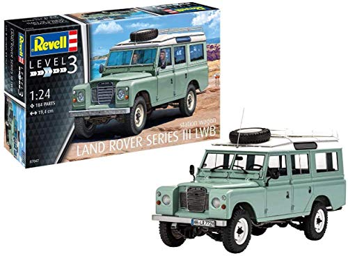 Revell-Land Rover Series III, Escala 1:24 Kit de Modelos de plástico,